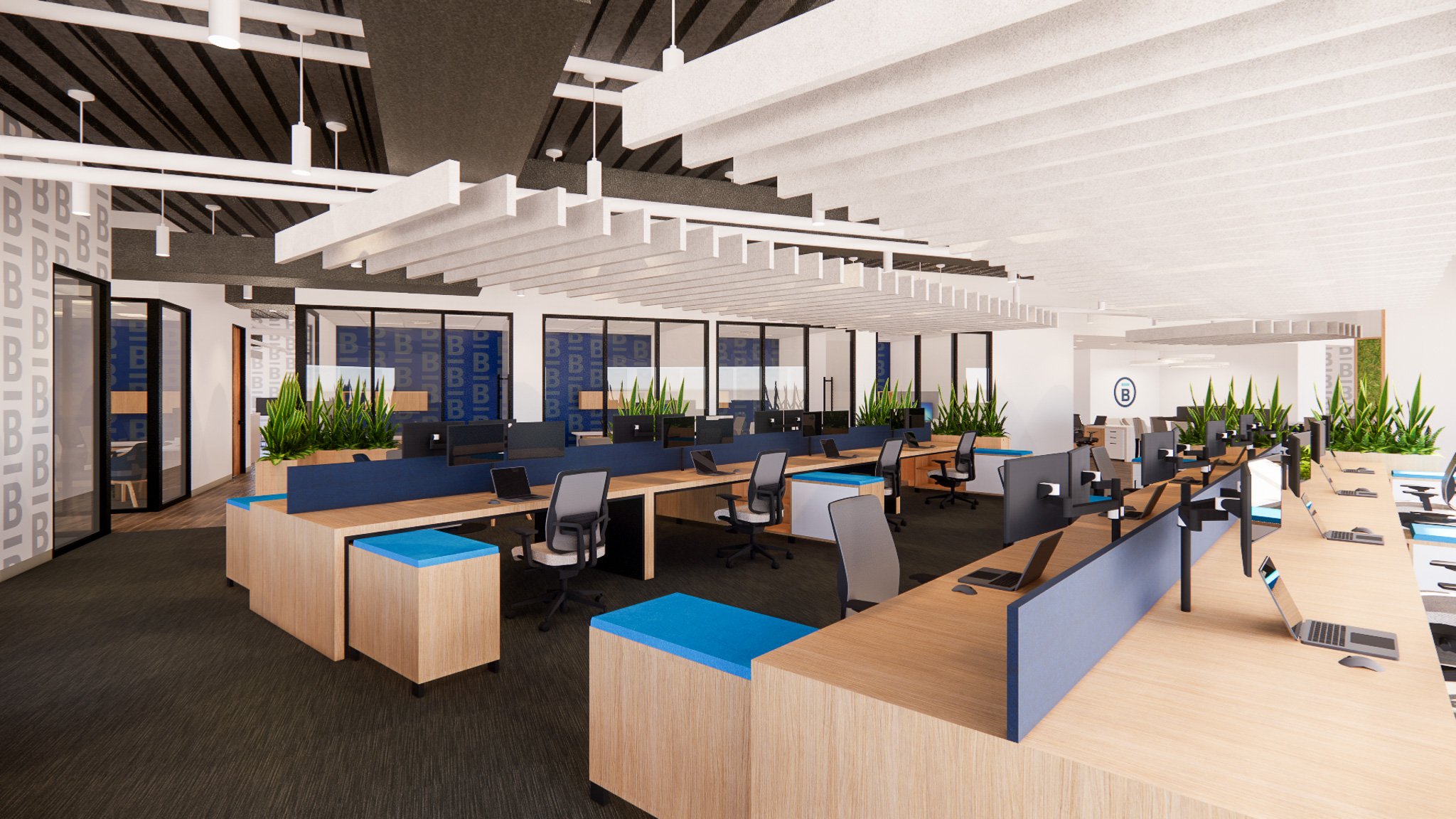 Bremer Bank Rendering Spectrum Interiors