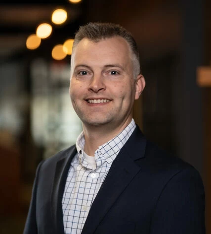 Employee headshot of Spectrum Interiors' Director of Construction, Brad Johnson